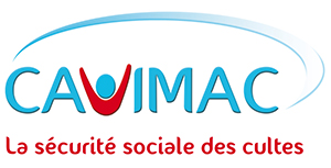 Logo de la CAVIMAC (La sécurité sociale des cultes)